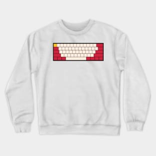 Mechanical Keyboard - Ferrari F1 Team Colour Scheme Crewneck Sweatshirt